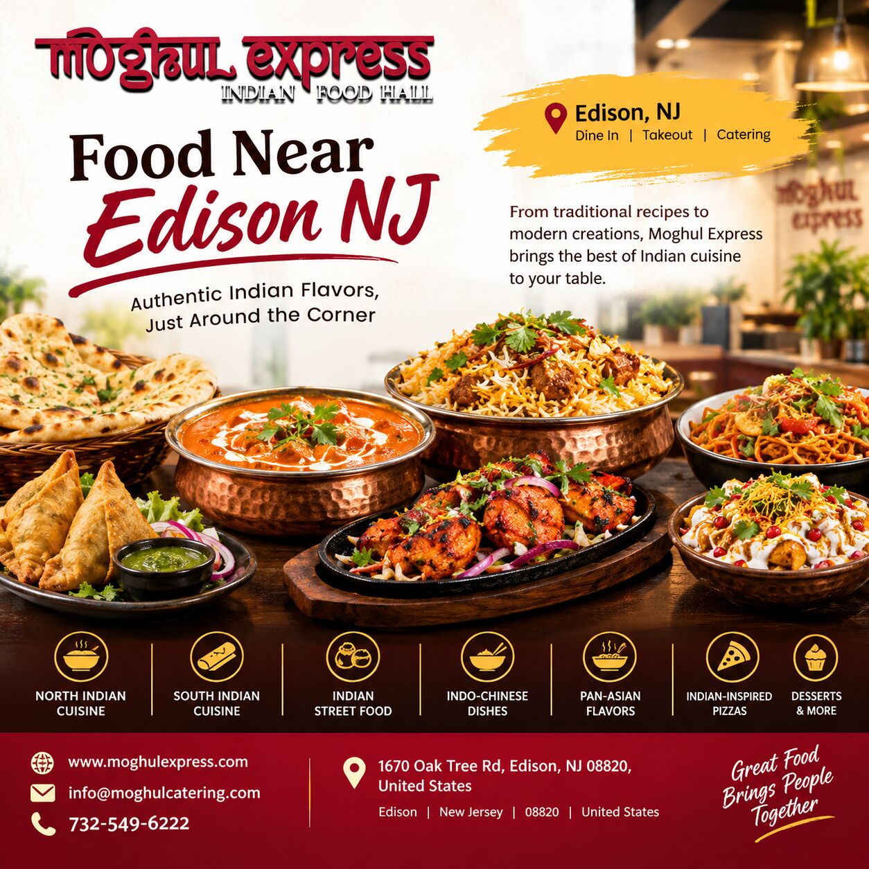 New York, Restaurants, Enjoy Delicious Food In Edison NJ At Moghul Express