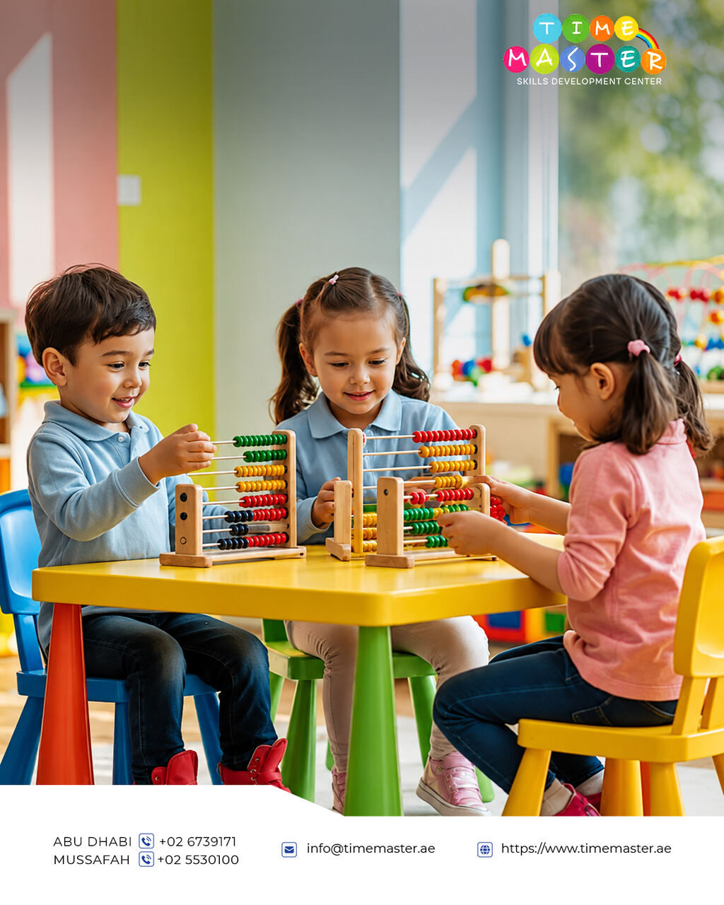 Abu Dhabi, Lessons Offered, Growing Young Minds Through Play, Learning & Discovery