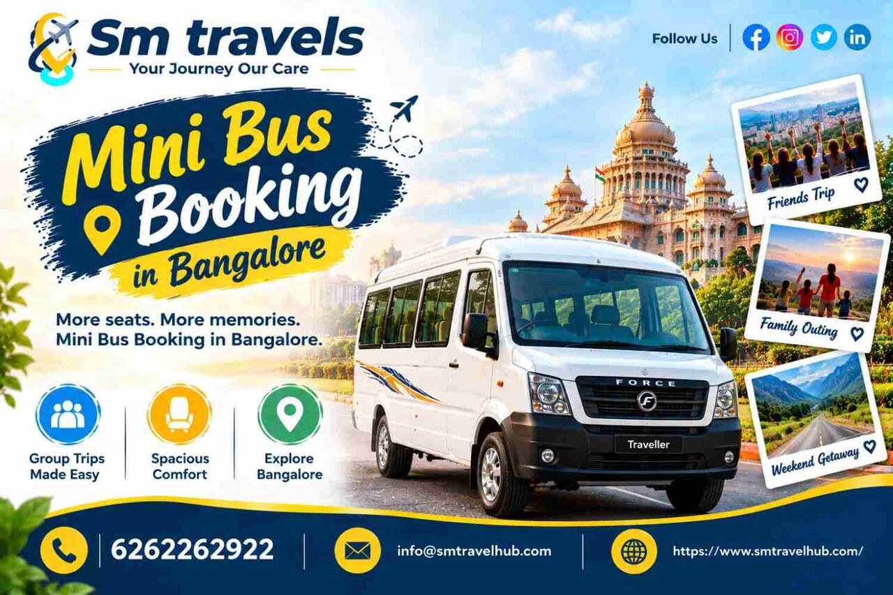 Bangalore, Travel, Mini Bus Booking In Bangalore