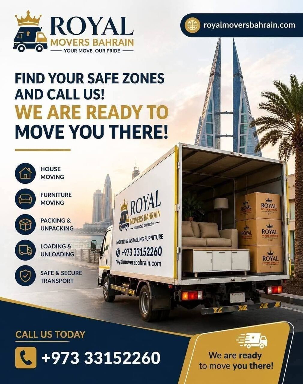 Manama, Labor/Moving, House Shifting Services In Bahrain