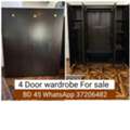 BHD 45,  ✅️ 4 Door Wardrobe For Sale In Good Condition With Delivery