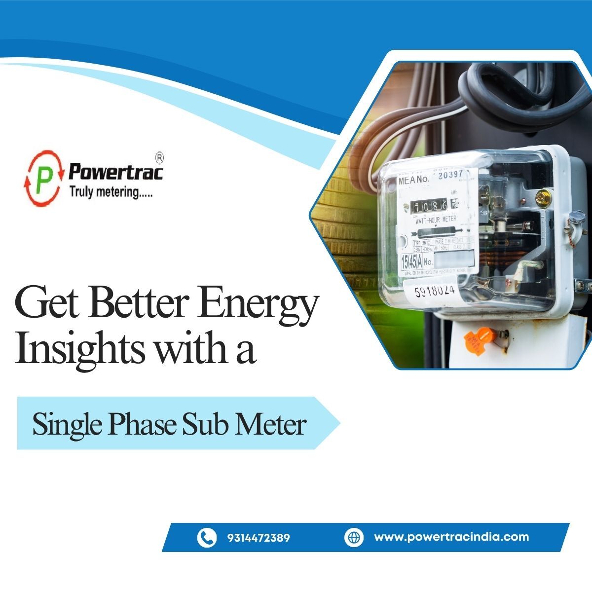 Jaipur, Electrical & Plumbing, INR 500,  Get Better Energy Insights With A Single Phase Sub Meter