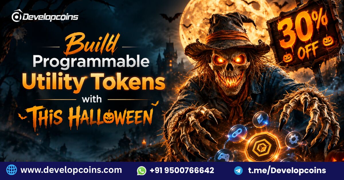 Miami, Financial, Build Programmable Utility Tokens With 30% OFF This Halloween