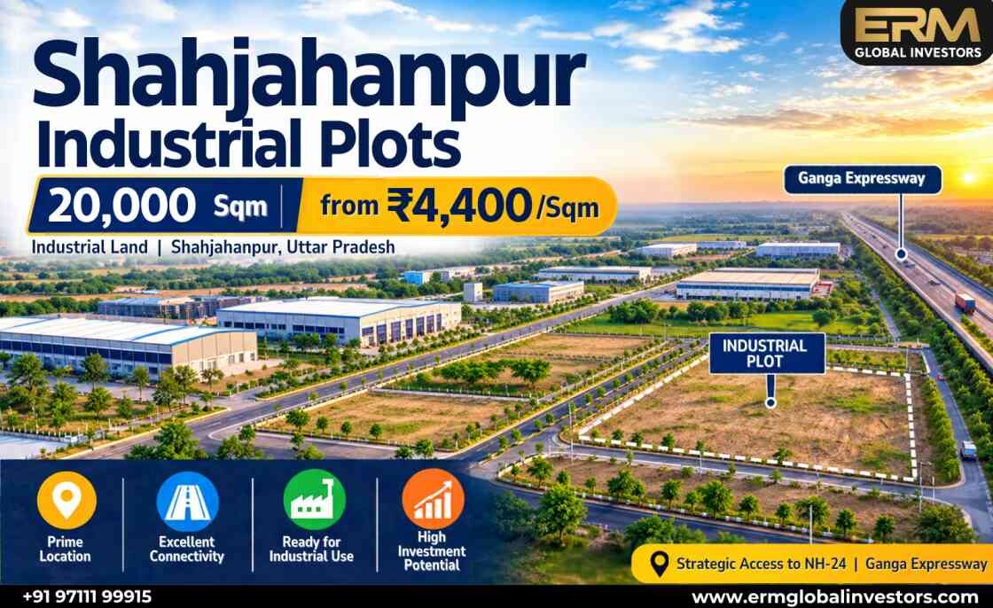 Noida, Industrial Land, Shahjahanpur Industrial Plots | 20,000 Sqm From ₹4,400/Sqm