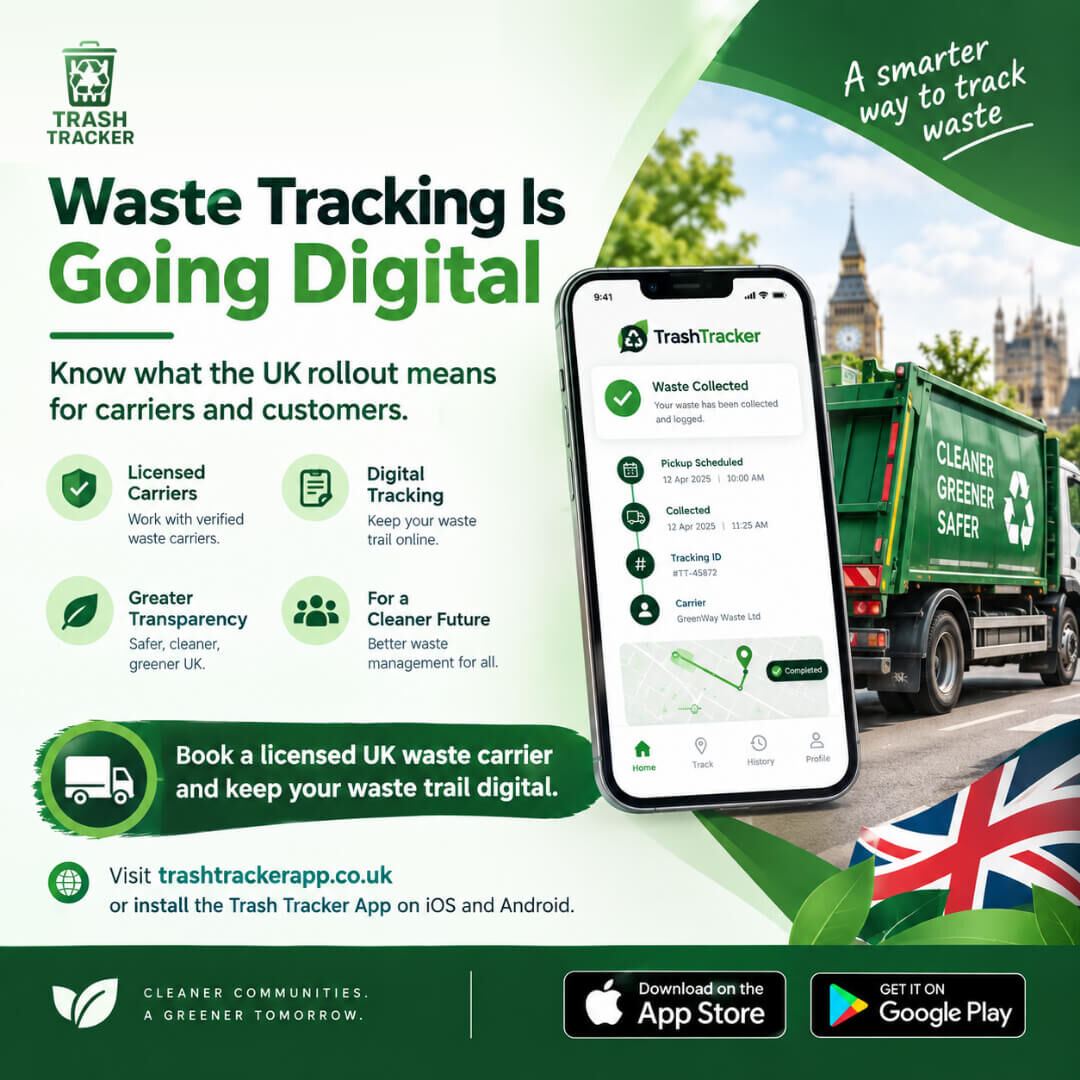 London, Recycling, Digital Waste Tracking UK: What Changes | TrashTrackerApp