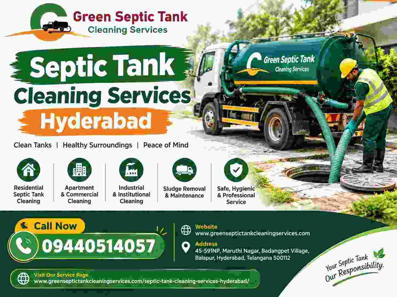 Hyderabad, Business, Septic Tank Cleaning Services Hyderabad