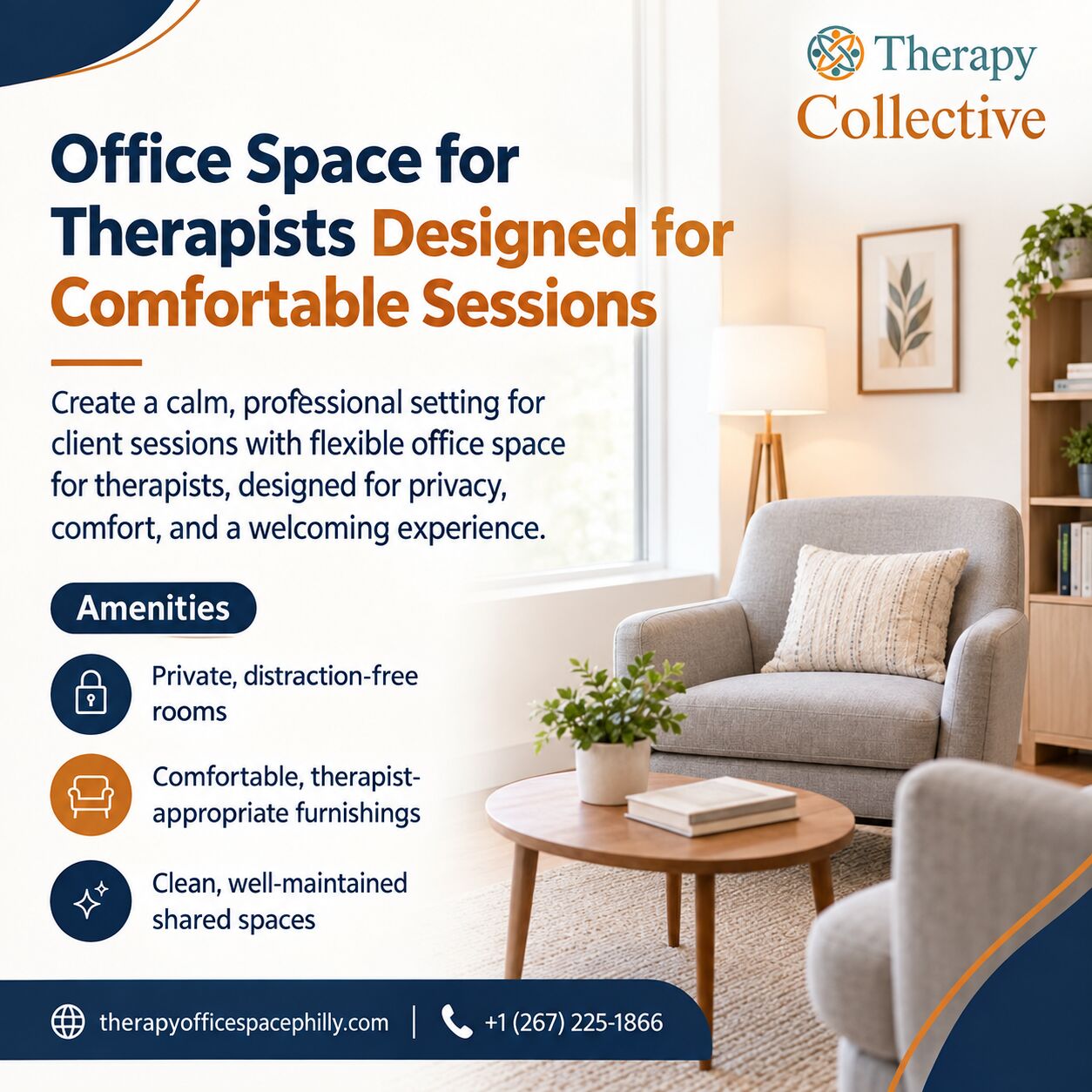New York, Business, Flexible Office Space For Therapists With Comfortable Rooms