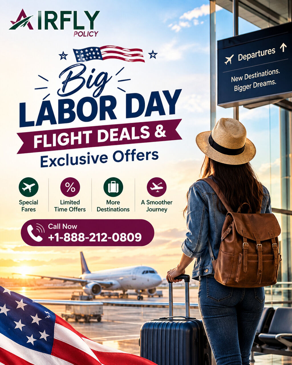 New York, Travel, Big Labor Day Flight Deals & Exclusive Offers +1-888-212-0809