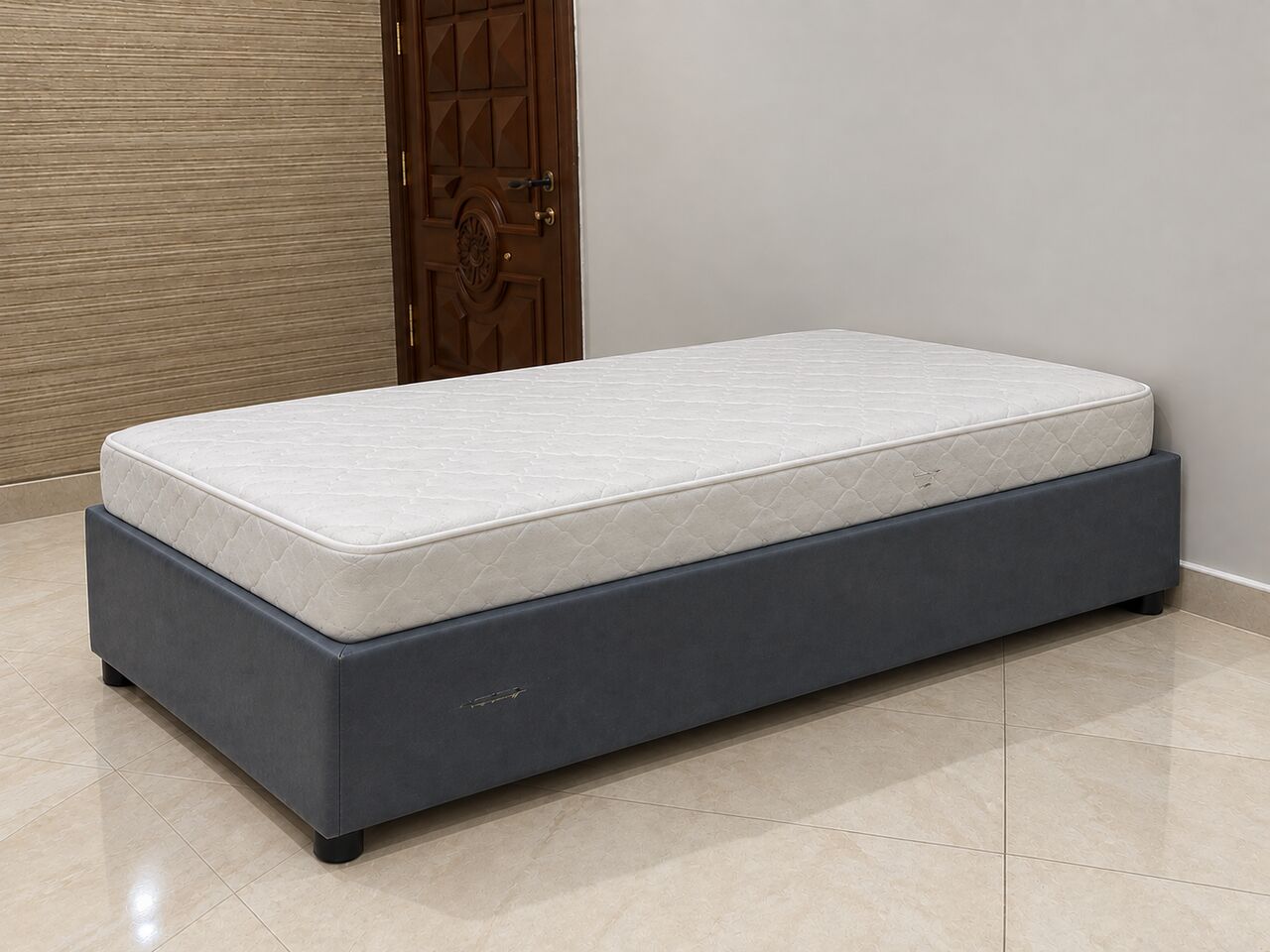 Mushrefah, Furniture, SAR 50,  Single Bed Base With Mattress - Good Condition