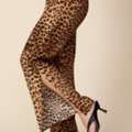USD 288,  Buy Wide Leg Silk Trousers For Women Online USA | Royal Palms Washed Silk Pants