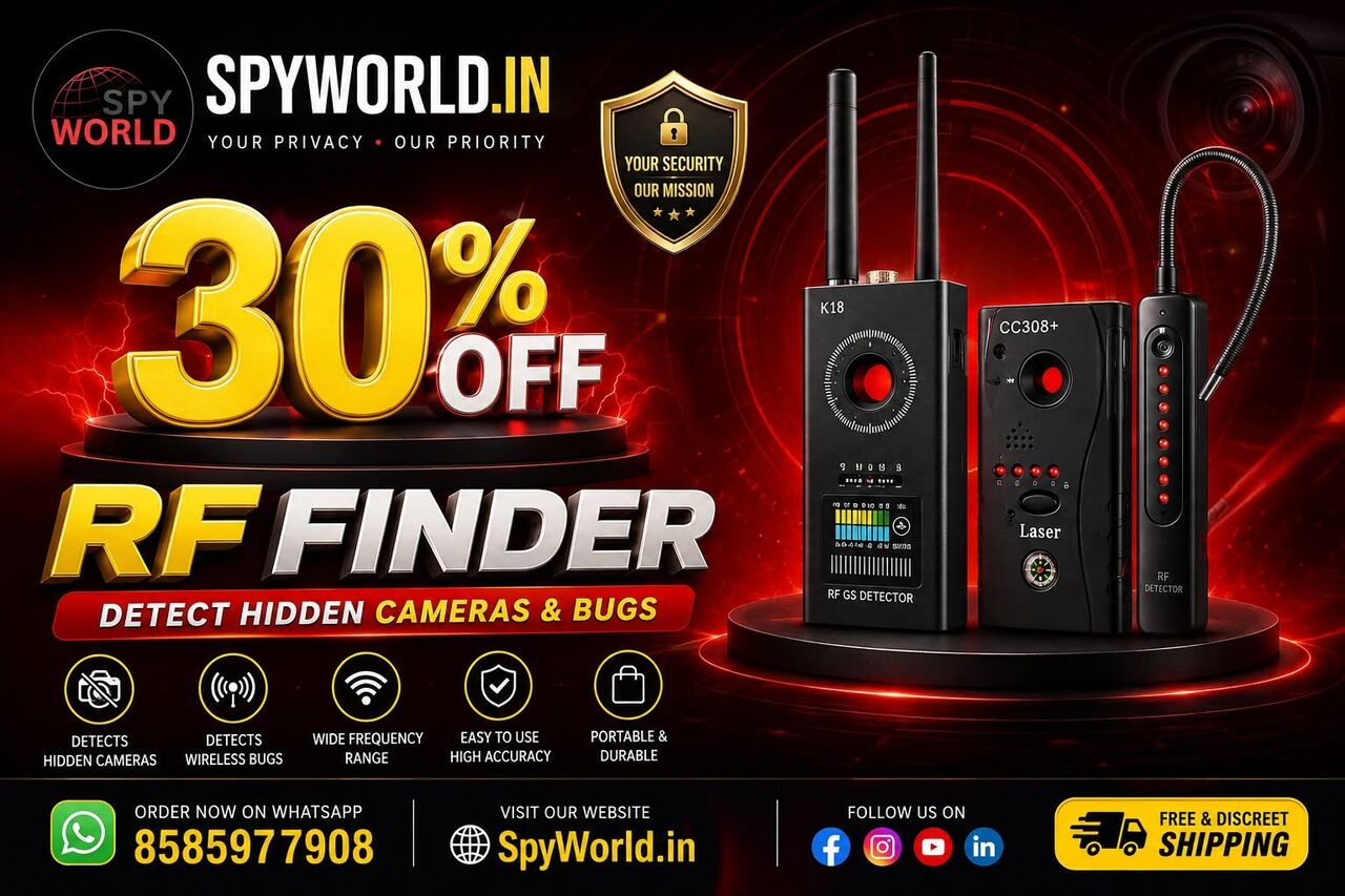 New Delhi, Electronics, INR 4950,  Best RF Finder Spy Camera Detector Dealer In Patel Nagar | Spy World