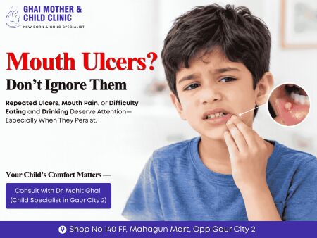 Greater Noida, Health & Beauty Items, Child Specialist In Gaur City 2 For Persistent Mouth Ulcers