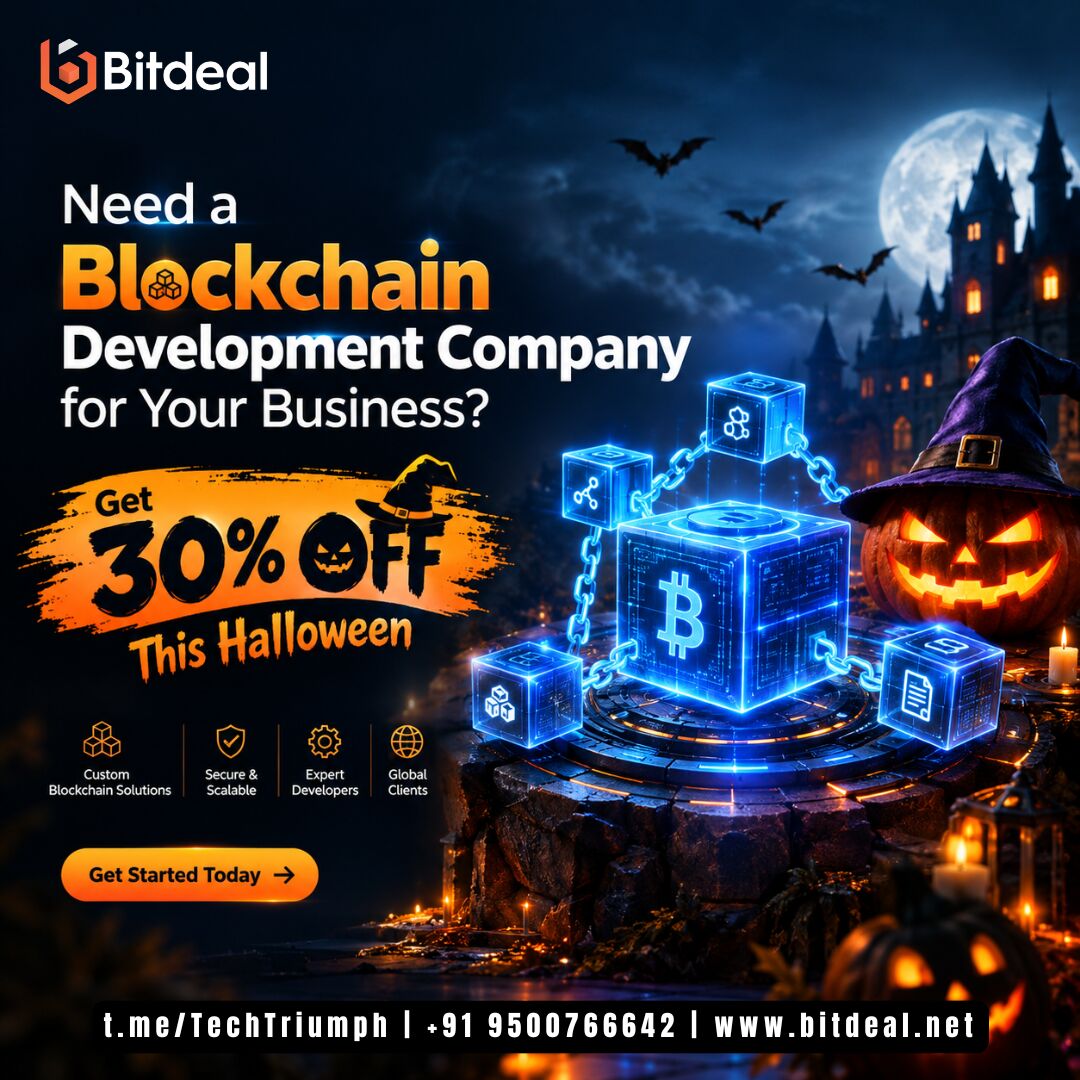 Dubai, Business, Need A Blockchain Development Company For Your Business? Get 30% Off This Halloween