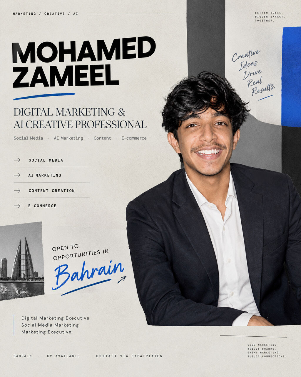 Manama, Job Seekers, Digital Marketing Professional | Social Media, AI & E-commerce