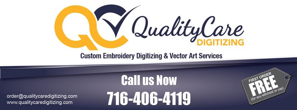 Austin, Graphic Design, Quality Care Digitizing