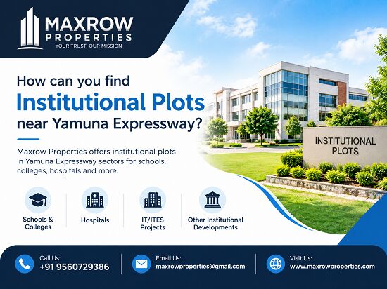 Greater Noida, Apartments, Flats, Houses & Villas, How Can You Find Institutional Plots Near Yamuna Expressway.