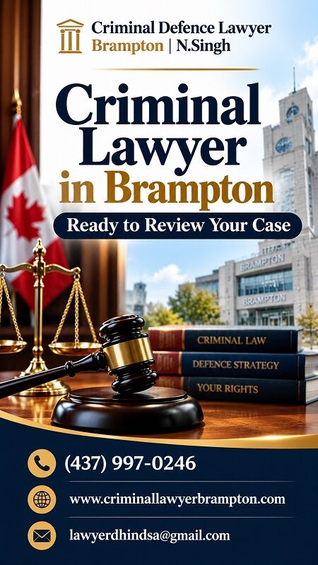 Brampton, Legal, Criminal Lawyer In Brampton Ready To Review Your Case