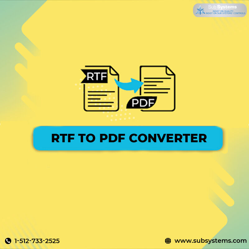 Austin, Computer, Buy RTF To PDF Converter For Easy Conversion