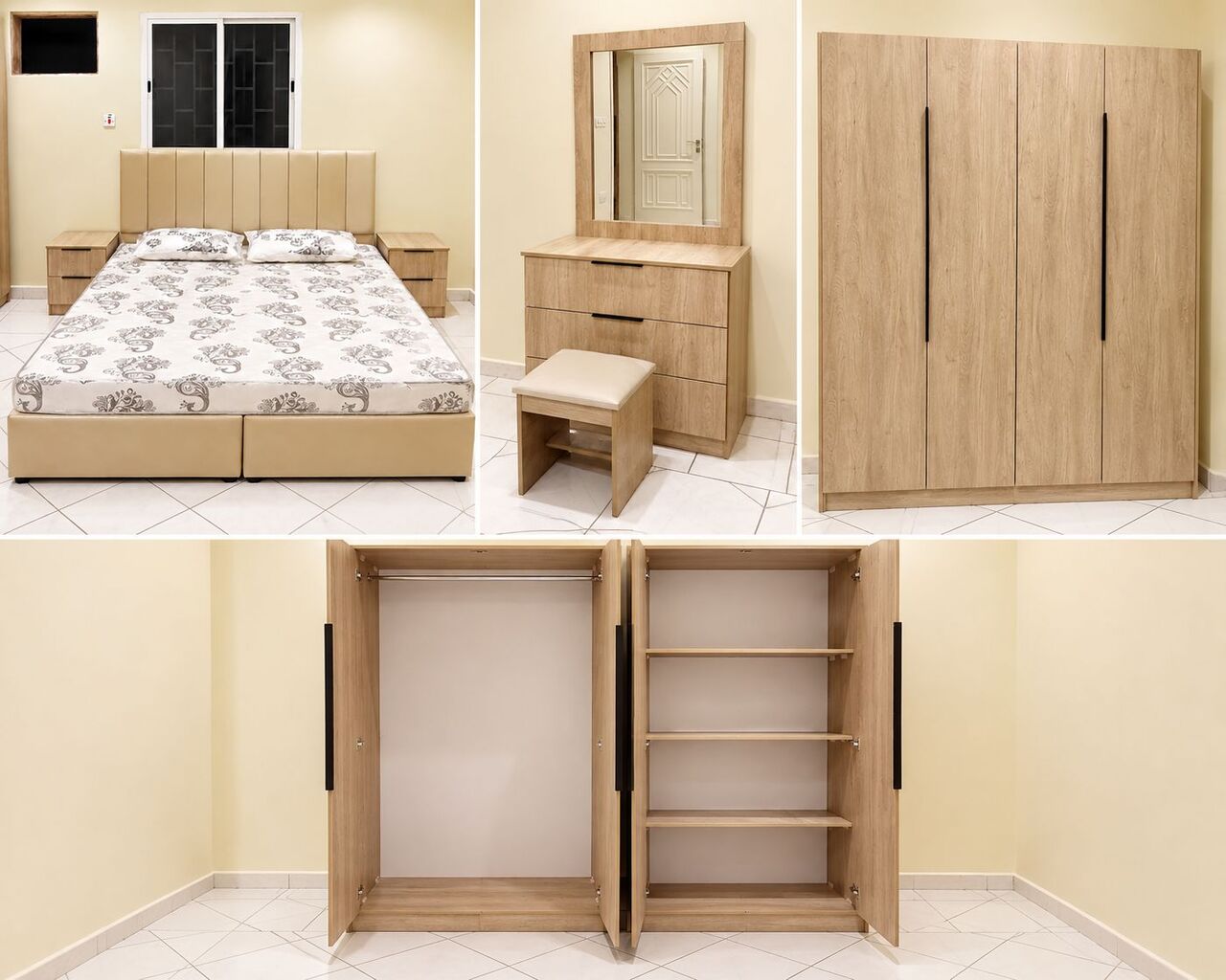 Jeddah, Furniture, SAR 1,  Complete Bedroom Set Available Brand New