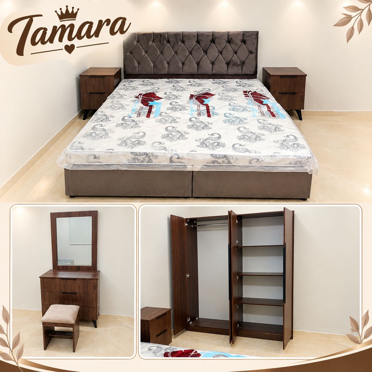 Jeddah, Furniture, SAR 1,  Complete Bedroom Set Available Brand New