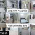 BHD 500/month,  3 BR,  Villa For Rent Inclusive Ewa Hidd Unlimited Ewa