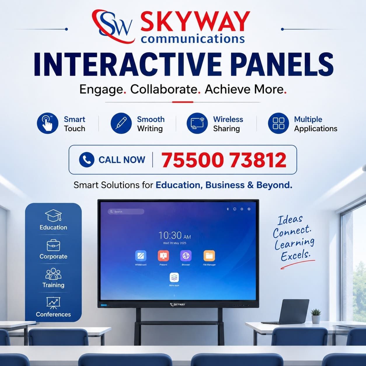 Chennai, Electronics, INR 1,  Interactive Flat Panel Display For Smart Classrooms