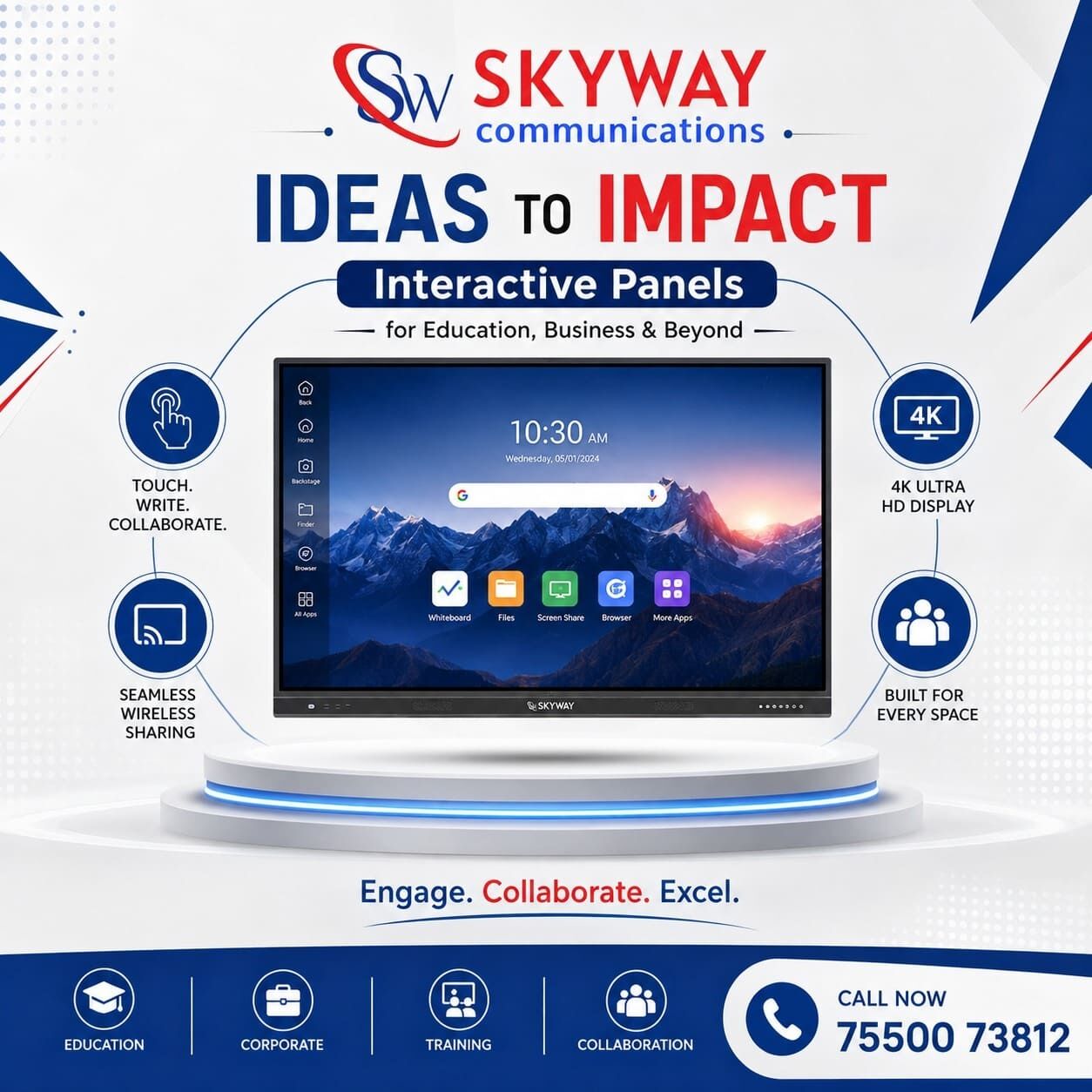 Chennai, Electronics, INR 1,  Interactive Flat Panel Display For Smart Classrooms