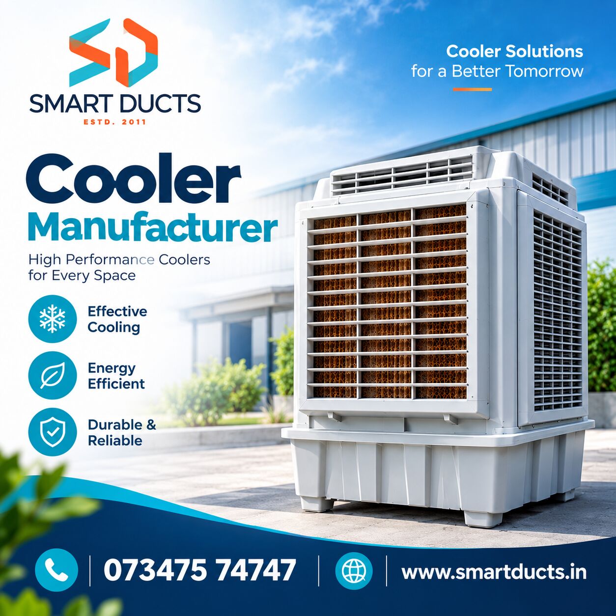 Mumbai, Heavy Equipment, INR 35000,  Smart Ducts: Custom Coolers Made For Your Space