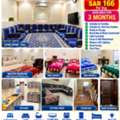SAR 5000/month,  4 BR,  🏠✨ BRAND NEW & FULLY FURNISHED FAMILY FLAT FOR RENT – RIYADH