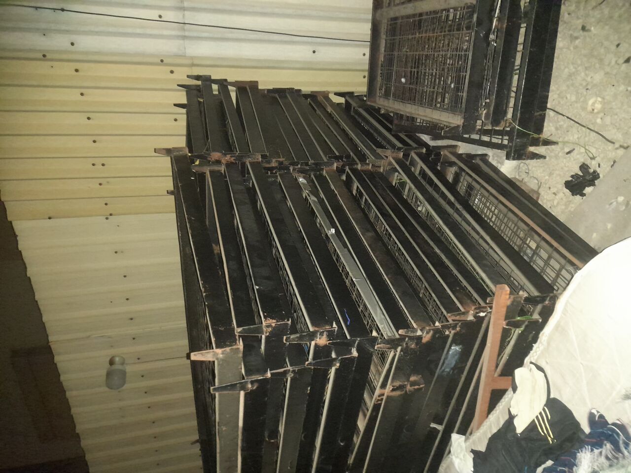 Al Jubail Al Balad, Furniture, SAR 100,  Used Rodiron Double Bed For Sale