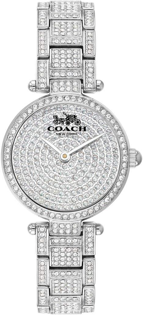Riyadh, Watches, SAR 600,  Coach Silver Dial Crystal Watch In Riyadh