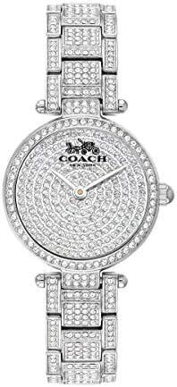 Riyadh, Watches, SAR 600,  Coach Silver Dial Crystal Watch In Riyadh