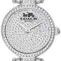SAR 600,  Coach Silver Dial Crystal Watch In Riyadh