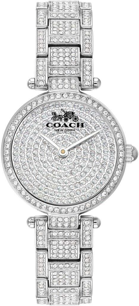 Riyadh, Watches, SAR 600,  Coach Silver Dial Crystal Watch In Riyadh