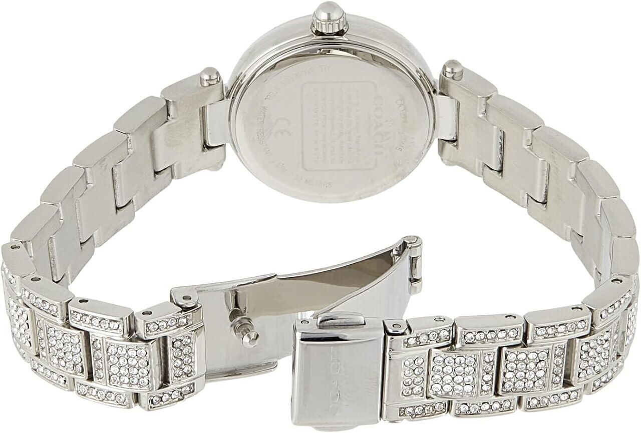 Riyadh, Watches, SAR 600,  Coach Silver Dial Crystal Watch In Riyadh