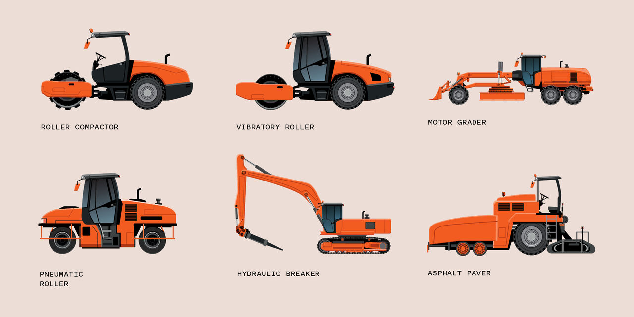 Jeddah, Construction, Asphalt Eqipment
