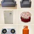 SAR 500,  Sofas, Stove With Cylinder And Fridge