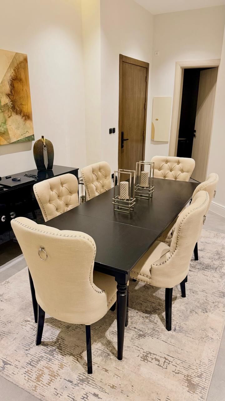 Al Hamra, Furniture, SAR 2000,  Dining Set For Sale &ndash; 6 Chairs + Table