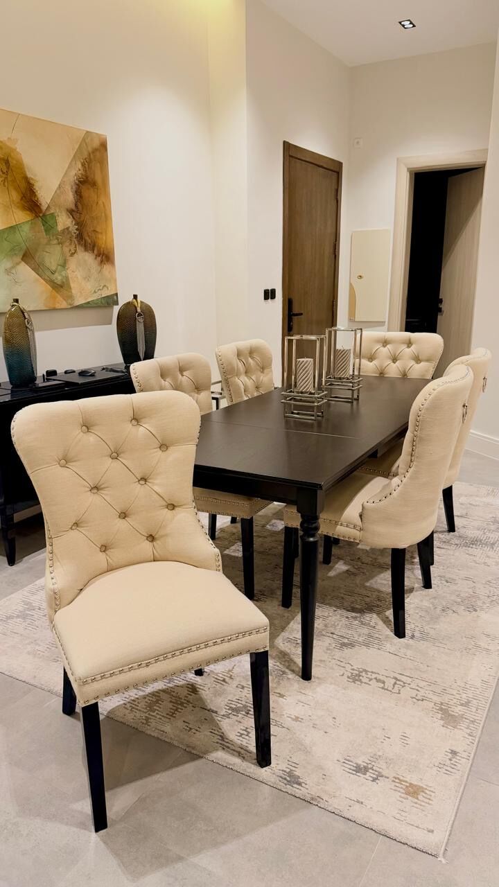 Al Hamra, Furniture, SAR 2000,  Dining Set For Sale &ndash; 6 Chairs + Table