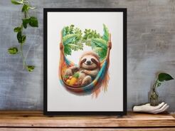 Sydney, Baby & Kid Stuff, AUD 55,  Slothing Around - Puzzle Art Australia - Sloth Wooden Puzzle