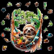 Sydney, Baby & Kid Stuff, AUD 55,  Slothing Around - Puzzle Art Australia - Sloth Wooden Puzzle