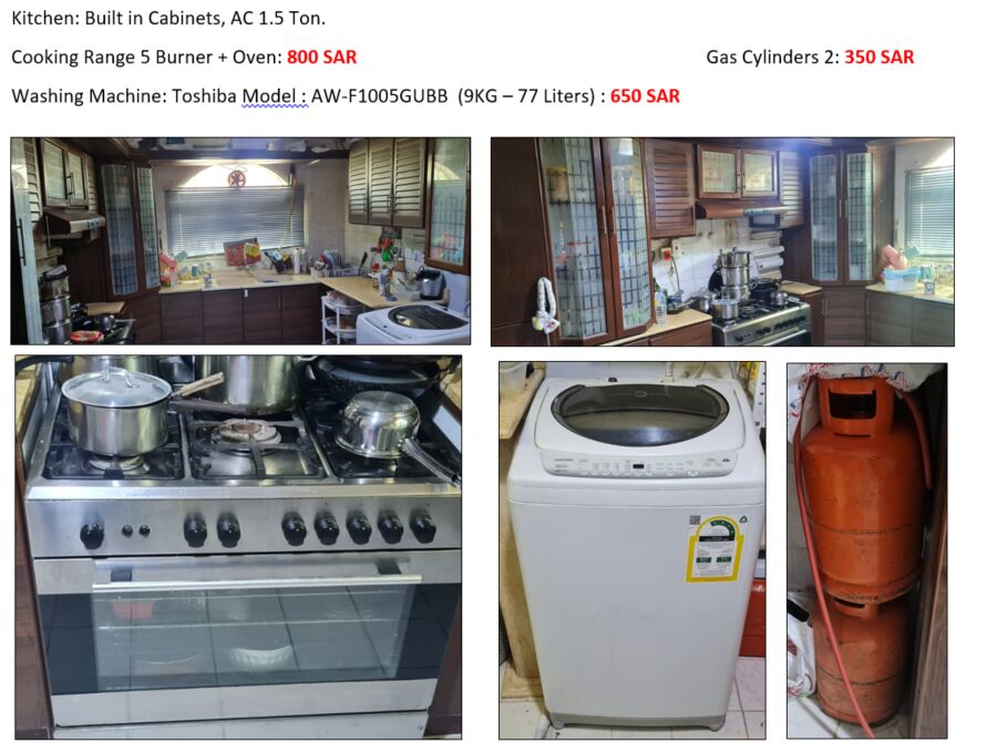 Al Rawdah, Household Items, SAR 35000,  Final Exit - Selling House Hold Items & Apartment For Rent In Villa - Al Nahda