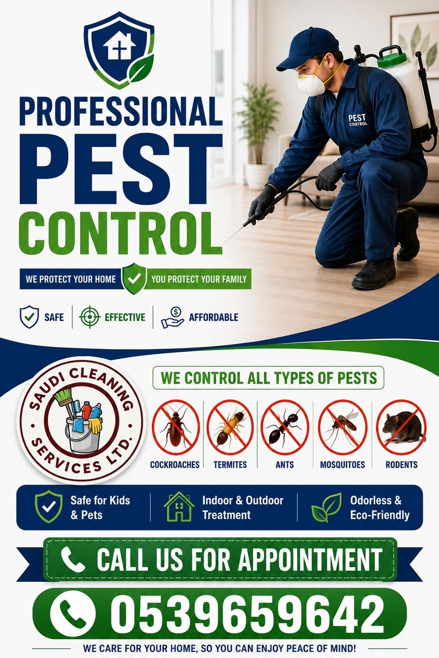 Khobar, Pest Control, Saudi Cleaning Services