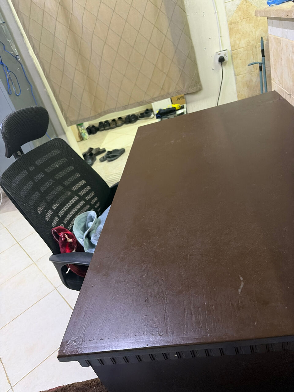 Al Aqiq, Furniture, SAR 110,  Home Office Desk & Chair For Sale