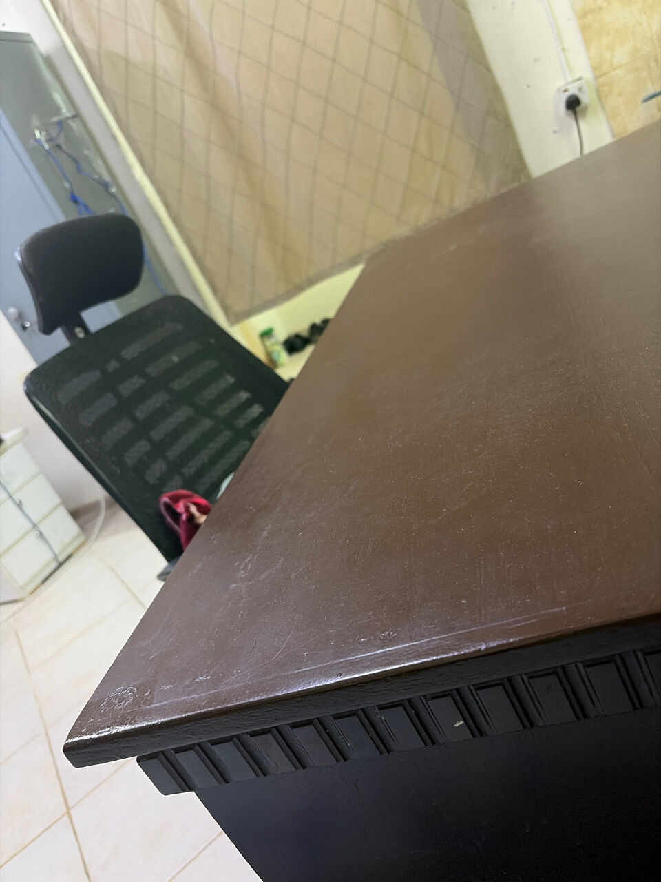 Al Aqiq, Furniture, SAR 110,  Home Office Desk & Chair For Sale