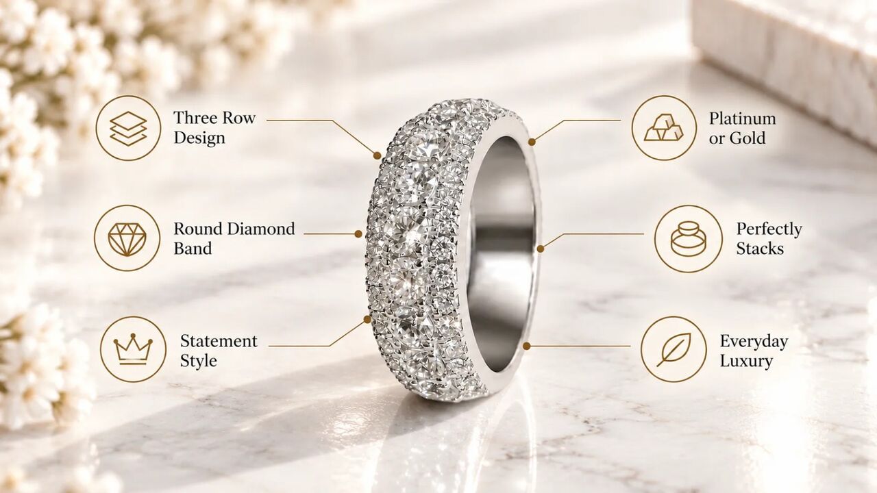 London, Jewelry, GBP 2950,  Modern Elegance: Premium Diamond Wedding Bands For 2026