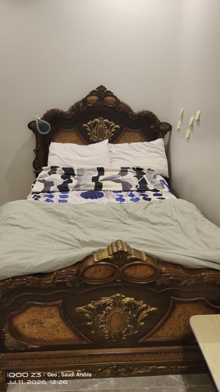 Al Waha, Furniture, SAR 900,  Bed Complete Sets-  Dress Wardrobe, Bed Cot, Dressing Table, Side Table, Big Drawer