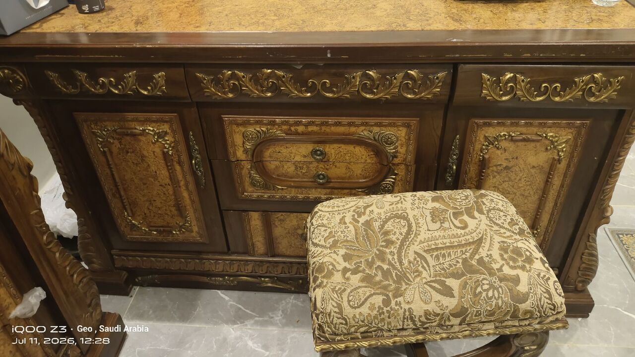 Al Waha, Furniture, SAR 900,  Bed Complete Sets-  Dress Wardrobe, Bed Cot, Dressing Table, Side Table, Big Drawer