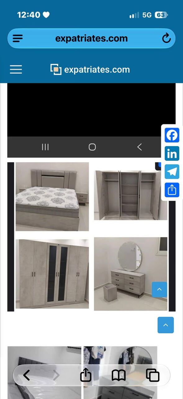 Al Malqa, Furniture, SAR 111,  New Bedroom Set Sale Online Home Devlree Free