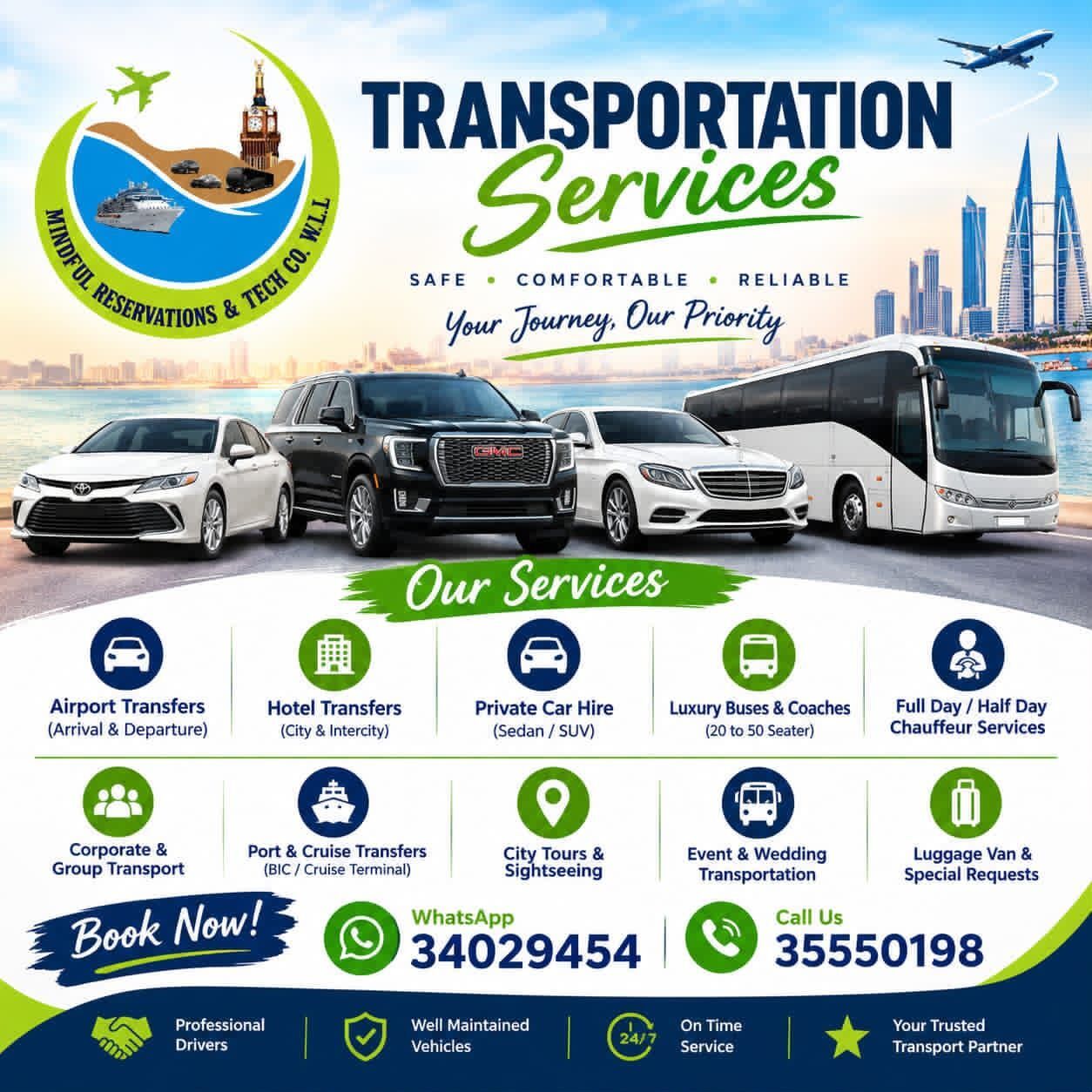 Manama, Business, Transportation Service